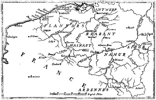 SKETCH-MAP OF BELGIUM.