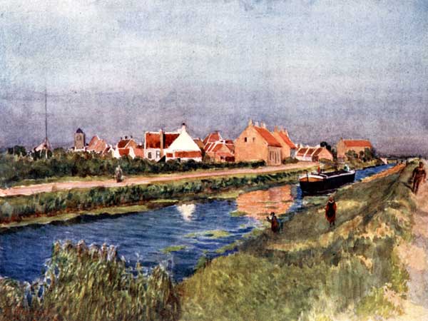 VILLAGE & CANAL, ADINKERQUE.