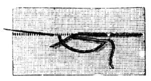 FIG. 10. FASTENING THREADS OFF AND ON.