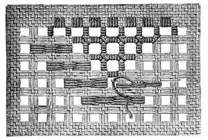 FIG. 106. DRAWING IN THE PATTERN. (Explanation of fig. 108)