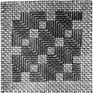 FIG. 153. TENTH PATTERN. DAMASK STITCH FOR FIGS. 104 AND 105.