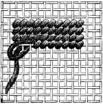 FIG. 258. TENT STITCH.