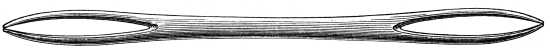 FIG. 612. NETTING NEEDLE OF IVORY.