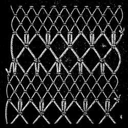 FIG. 617. PATTERNS PRODUCED IN NETTING BY INCREASING AND DECREASING.