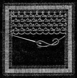 FIG. 737. EIGHTEENTH LACE STITCH.