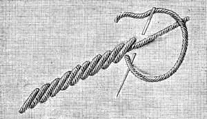 FIG. 871. RAISED STEM STITCH.