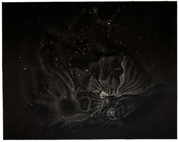 PLATE XIV. THE GREAT NEBULA IN ORION.