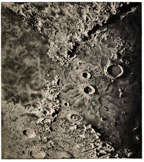 PLATE B. PORTION OF THE MOON.