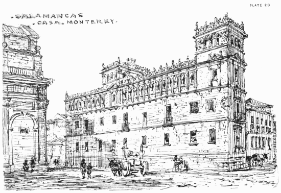 PLATE 20 SALAMANCA CASA MONTEREY. MDW 1869