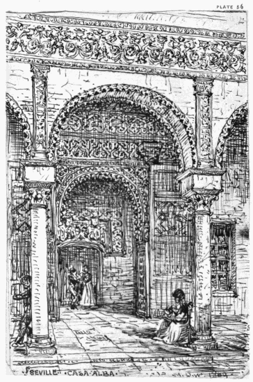 PLATE 56 SEVILLE CASA ALBA MDW 1869