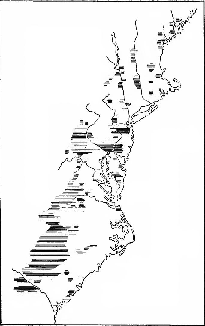 The Areas Largely Populated by the Scotch-Irish before 1763.