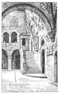 BARGELLO COURTYARD AND STAIRCASE