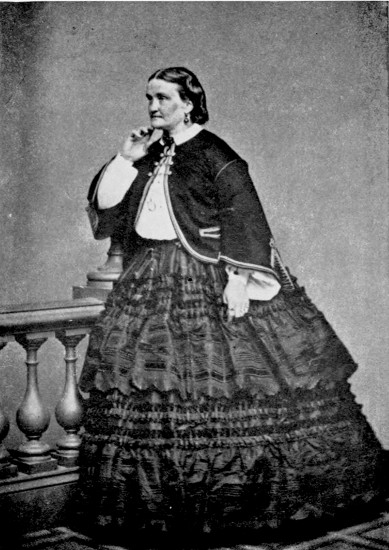 Charlotte Cushman, 1861  From a photograph by Silsbee, Case & Co.