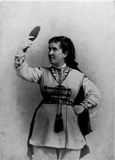 Clara Louise Kellogg in Mignon  From a photograph by Mora