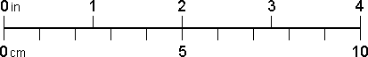 ruler in inches and cm