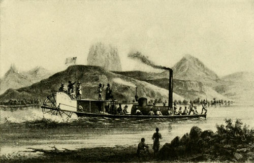 The Steamer “Explorer” in which Lieut. Ives in 1857 Ascended the Colorado to Foot of Black Canyon.