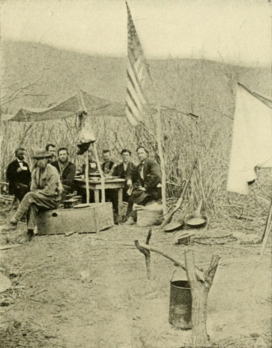 Our First Camp, Green River, Wyoming.