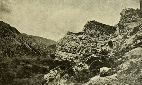 Head of Kingfisher Canyon, Green River.