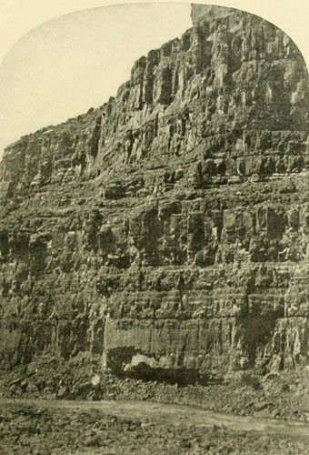 Cataract Canyon, Right-hand Wall toward Lower End.