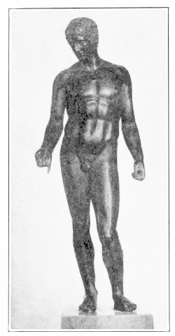 Bronze Statuette of an Athlete.